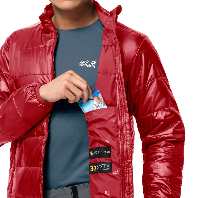 Jack Wolfskin Men's Jasper 3-in-1 Jacket - Red Lacquer-2